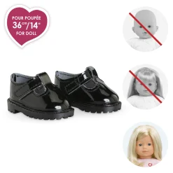 Babies vernies noires pour poupée ma Corolle