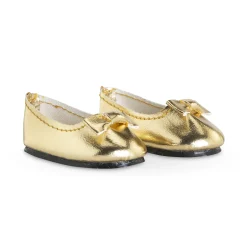 Ballerines dorées pour poupée ma Corolle