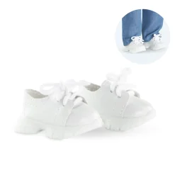 Baskets Blanches de Sport pour poupée ma Corolle