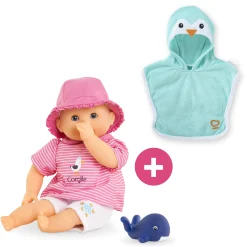 Bébé Bain Océane et Cape de Bain Pingouin