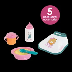Bébé Calin Manon et Petit Coffret Repas