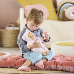 Bébé Calin Ourson d'Amour et Sac à Dos Porte-Poupon