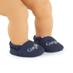 Chaussons Bleu Marine pour poupon 30 cm