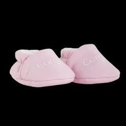 Chaussons roses pour poupon 30 cm