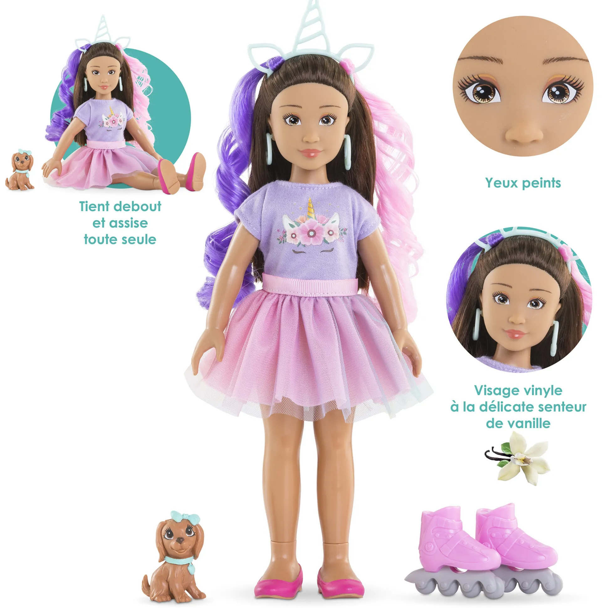 Coffret Poupée Corolle Girls Luna Licorne