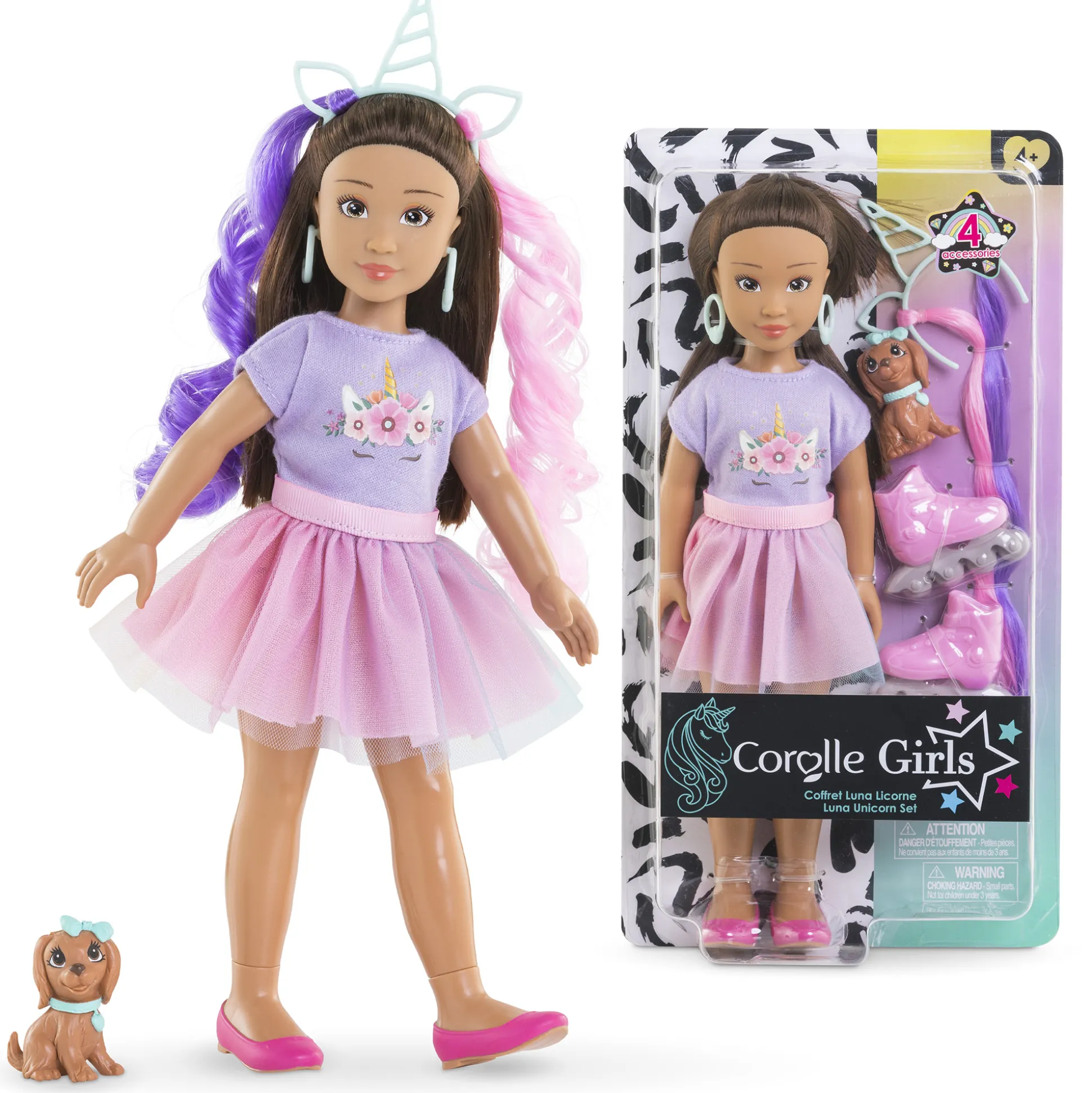 Coffret Poupée Corolle Girls Luna Licorne