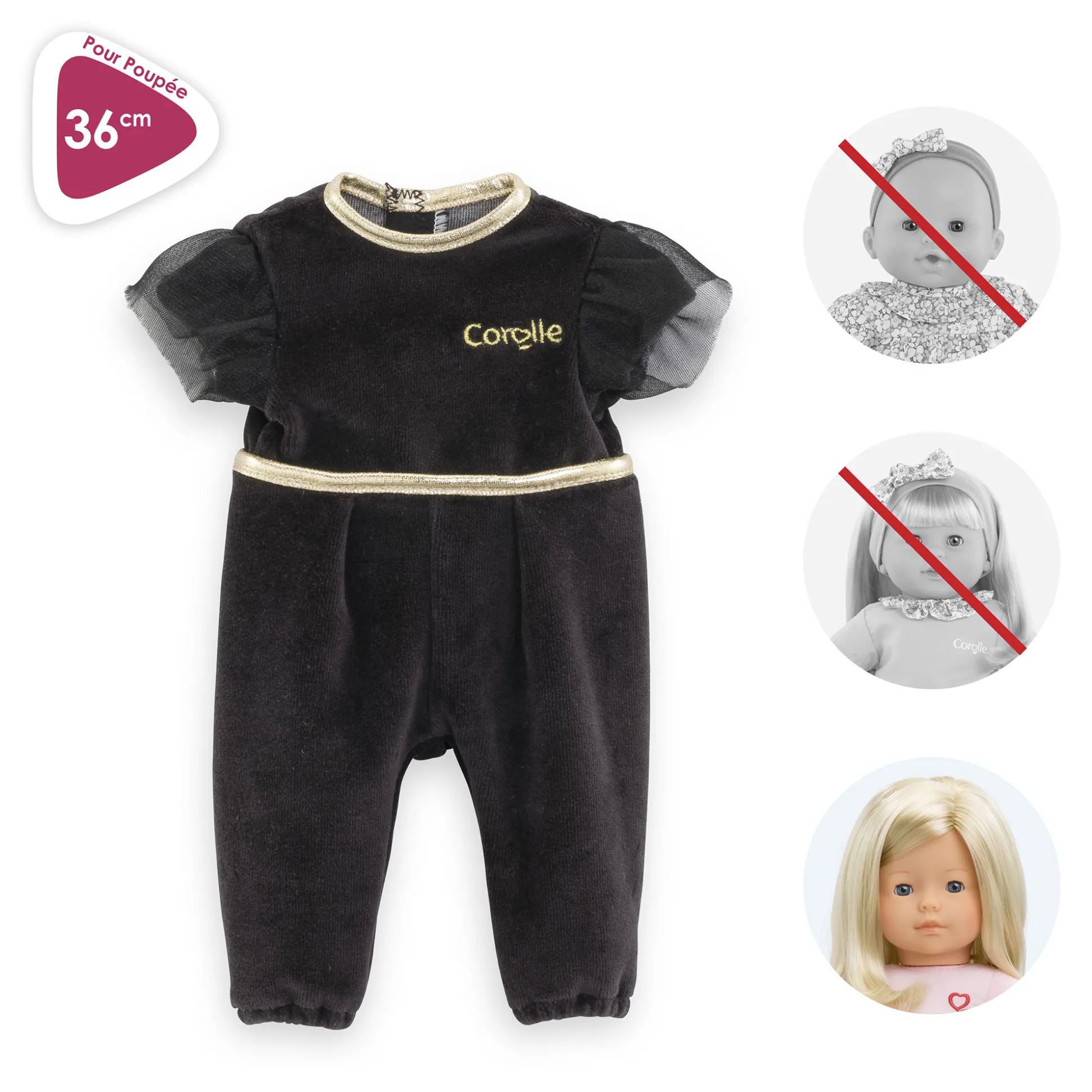 Combinaison Couture pour poupée ma Corolle