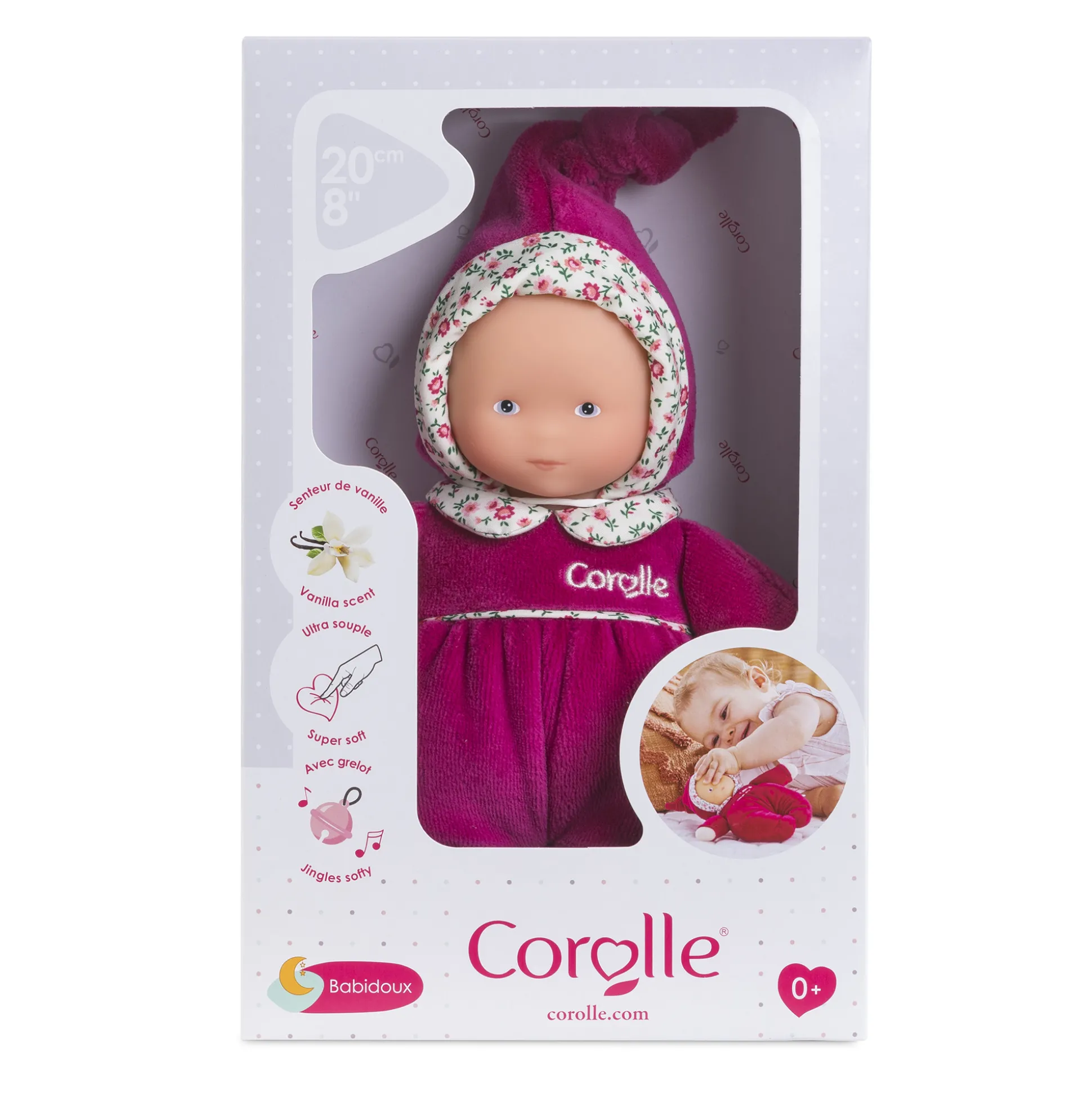 Doudou Babidoux Rose Grenadine