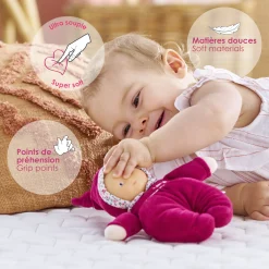 Doudous Tidoudou & Babidoux Rose Grenadine