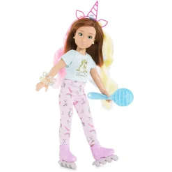 Ensemble Accessoires Coiffure Arc-en-ciel pour poupée Corolle Girls