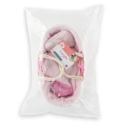 Ensemble Couffin Peluche Rose pour poupon de 36 et 42 cm