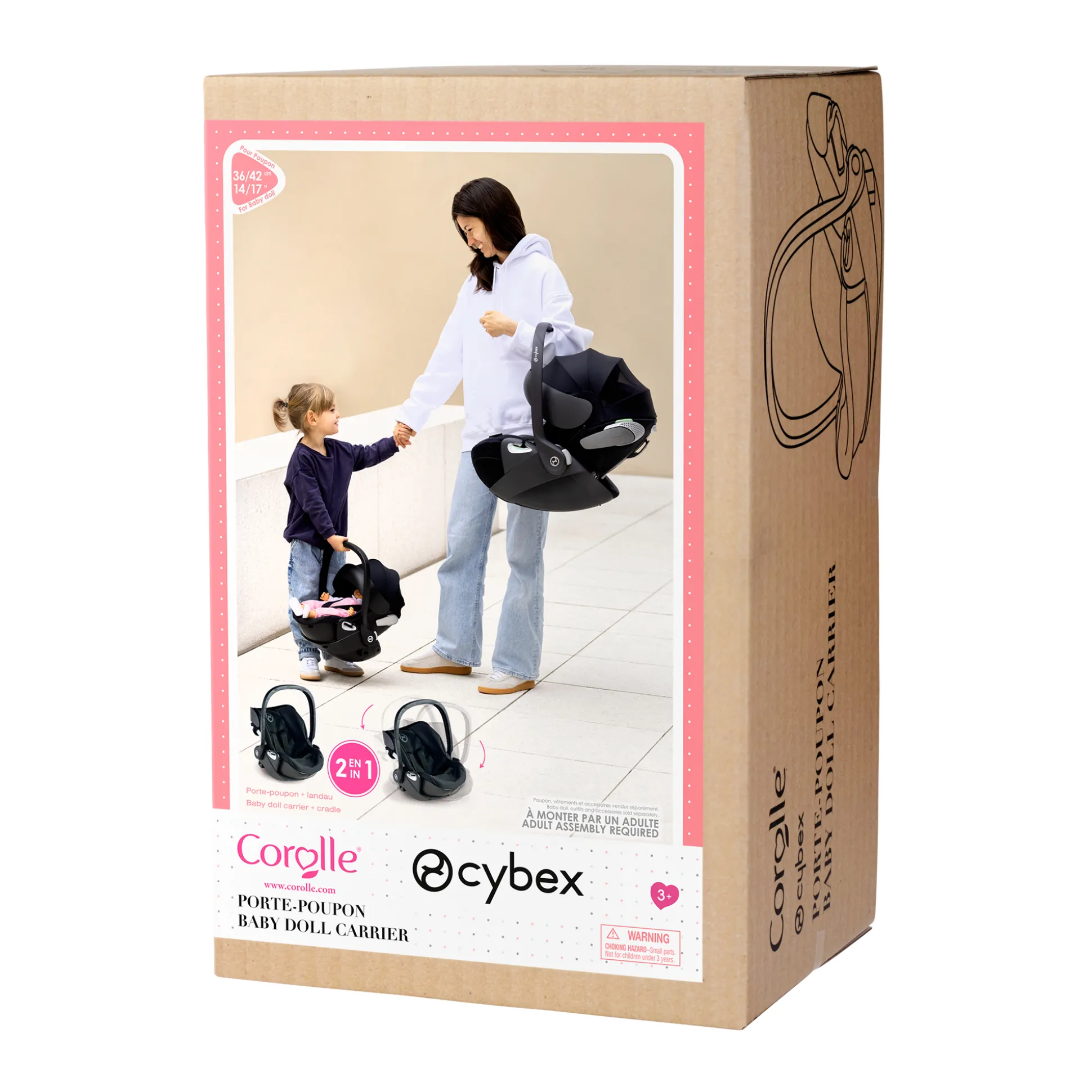 Ensemble Landau 3 en 1 Priam Cybex + Porte-poupon Cybex Noir