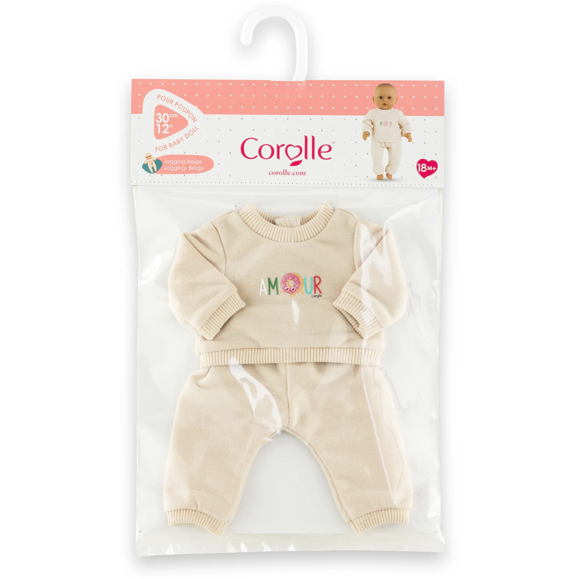 Jogging Beige pour poupon 30 cm