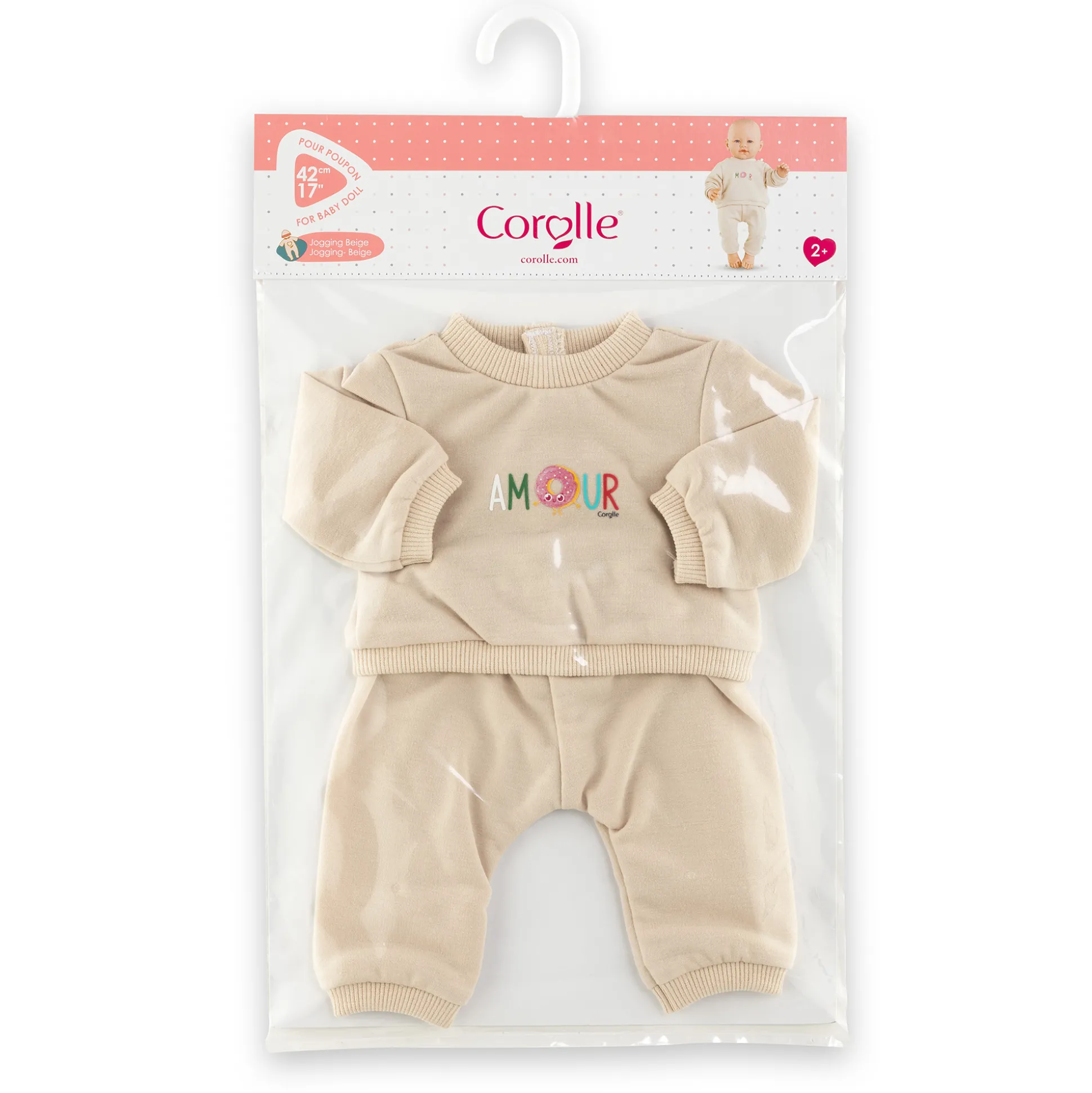 Jogging Beige pour poupon 42 cm
