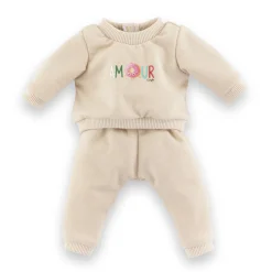 Jogging Beige pour poupon 36 cm