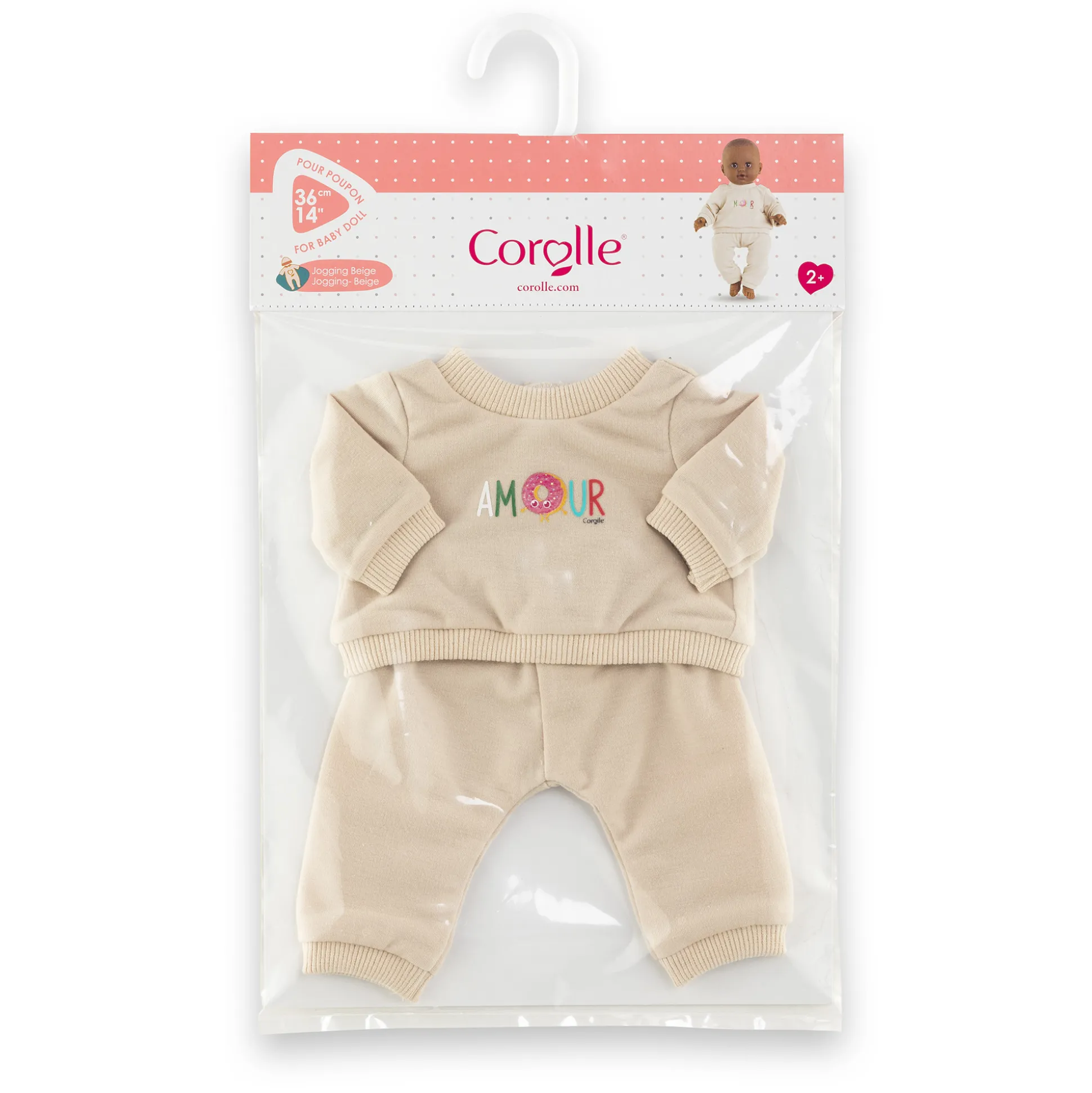 Jogging Beige pour poupon 36 cm