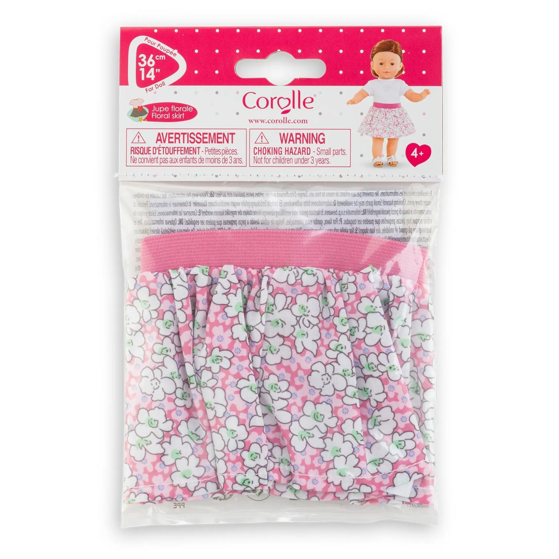 Jupe Florale pour poupée ma Corolle