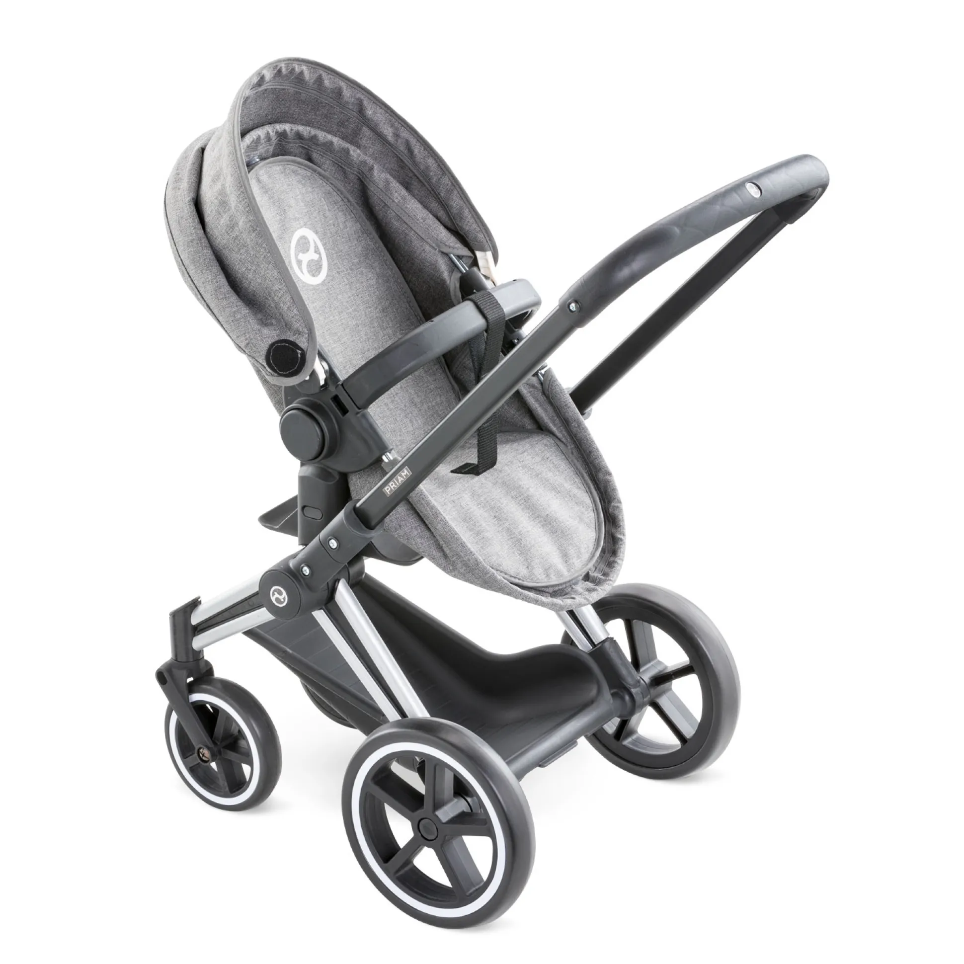 Landau 3 en 1 Cybex Priam Gris pour poupons 36 / 42 / 52 cm