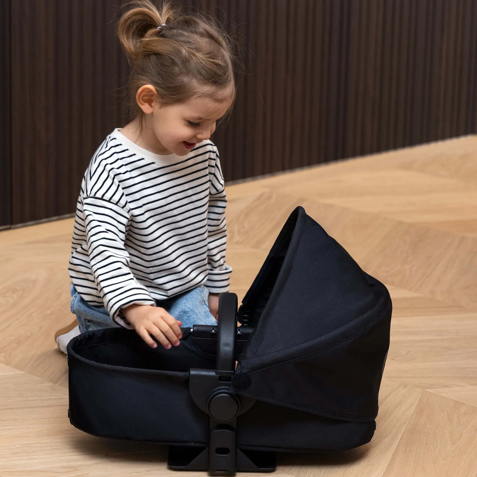 Landau 3 en 1 Cybex Priam Noir pour poupon 36 / 42 / 52 cm