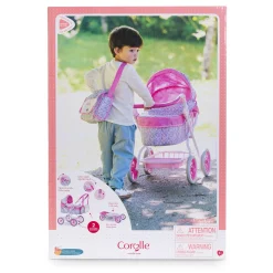 Landau Floral pour poupons 36 / 42 et 52 cm