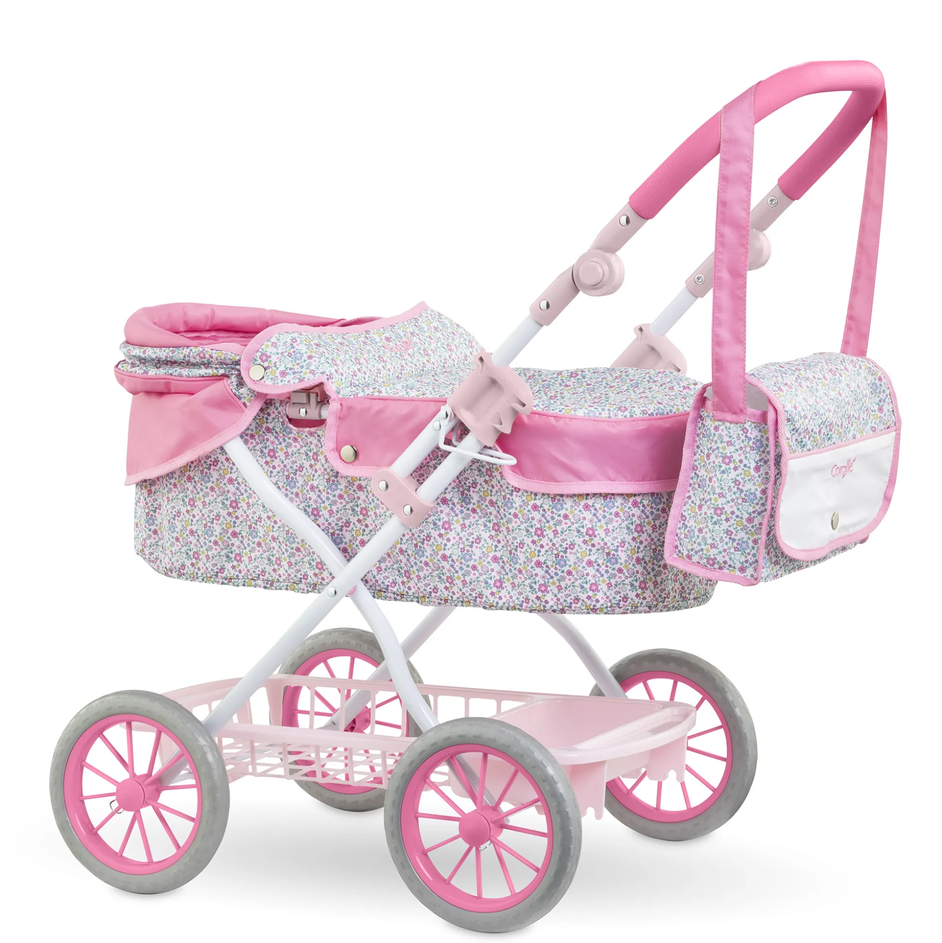 Landau Floral pour poupons 36 / 42 et 52 cm