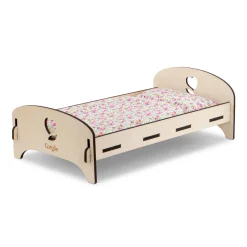 Lit en Bois pour poupon 30 et 36 cm