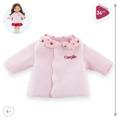 Manteau Pétales de Cœurs pour poupée ma Corolle