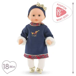 Mon Bébé Calin Margaux et Manteau Corolle en Fêtes