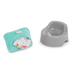 Pot et Lingette pour poupon 30 et 36 cm