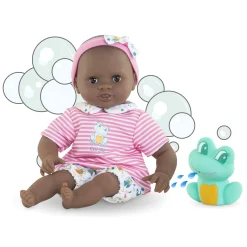 Poupon Bébé Bain Alyzée - Grenouille