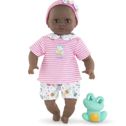 Poupon Bébé Bain Alyzée - Grenouille