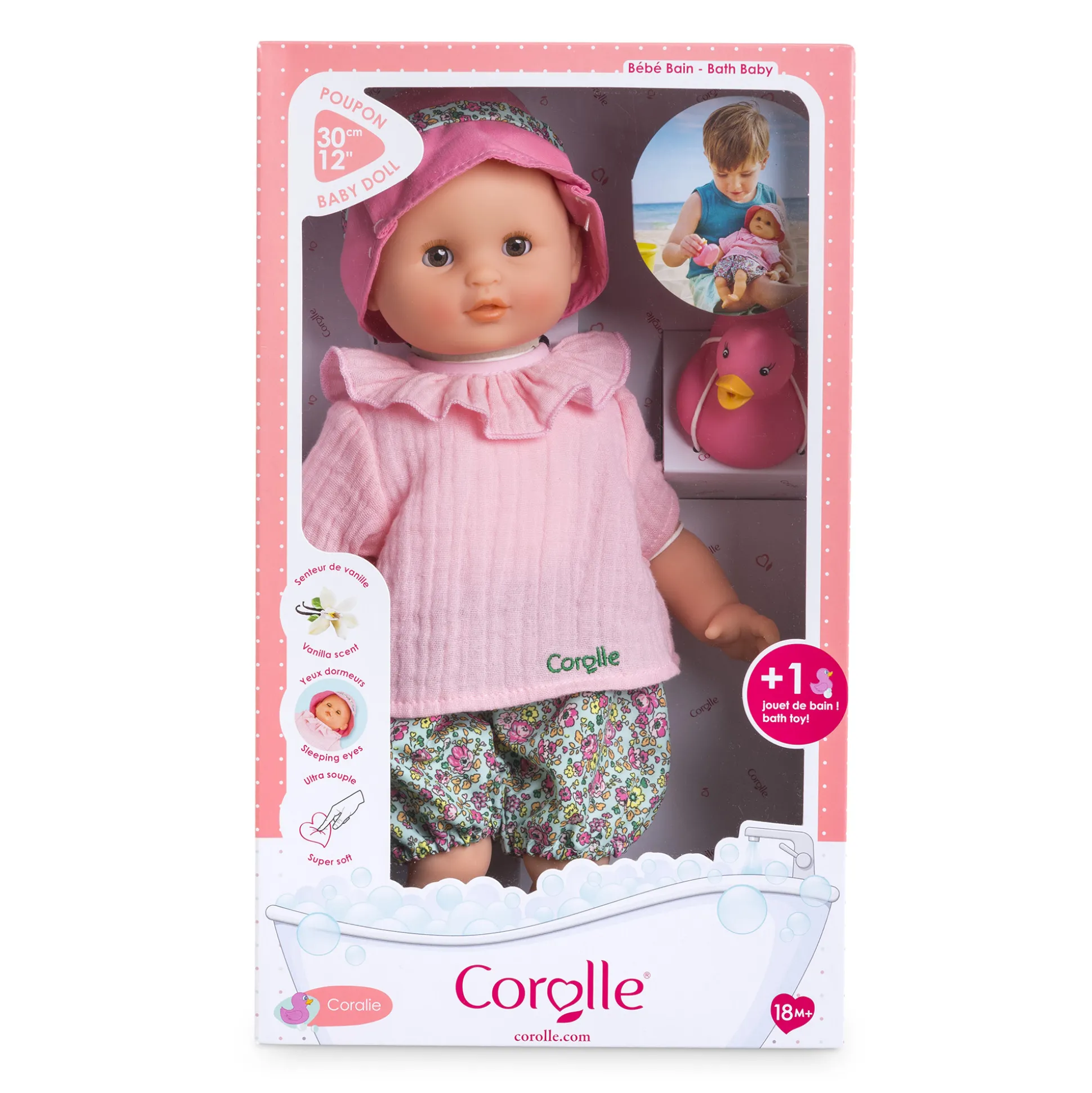 Poupon Bébé Bain Coralie - Bloomer