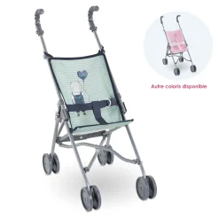 Poussette Canne Sauge pour poupon 36/42/52 cm