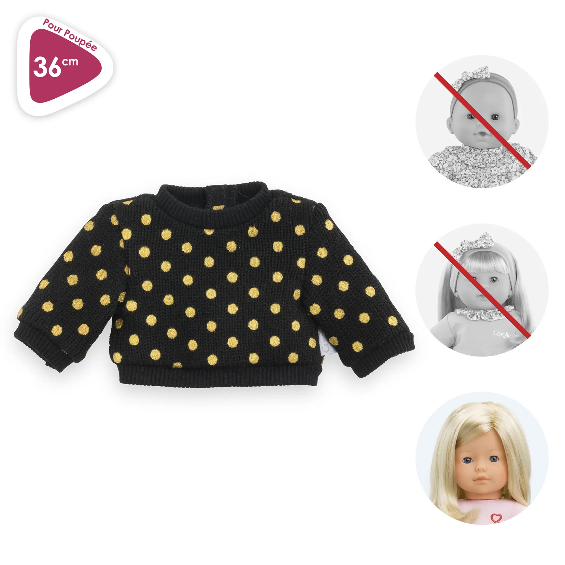 Pull Couture pour poupée ma Corolle