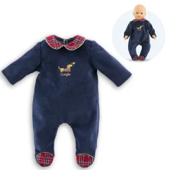 Pyjama Corolle en Fêtes pour poupon 42 cm