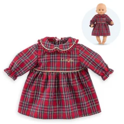 Robe Corolle en Fêtes pour poupon 30 cm