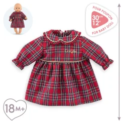 Robe Corolle en Fêtes pour poupon 30 cm