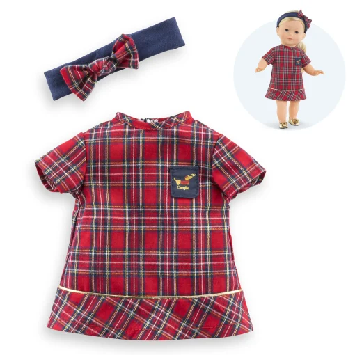Robe et Bandeau Corolle en Fêtes pour poupée ma Corolle