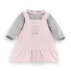 Robe et T-shirt Bords de Loire pour poupon 36 cm