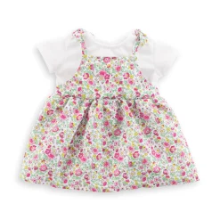 Robe Jardin en Fleurs pour poupon 36cm