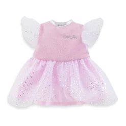 Robe Rose à Paillettes pour poupée ma Corolle
