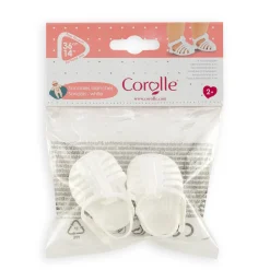 Sandales Blanches pour poupon 36 cm