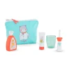 Trousse de toilette et accessoires pour poupon 36 et 42 cm
