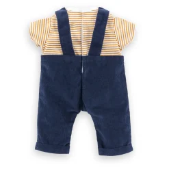 T-Shirt et Salopette Marine pour poupon 30 cm