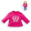 T-Shirt Fuchsia Corolle Academy pour poupée ma Corolle
