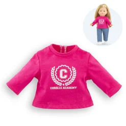 T-Shirt Fuchsia Corolle Academy pour poupée ma Corolle