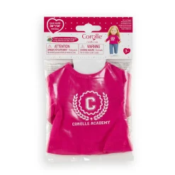 T-Shirt Fuchsia Corolle Academy pour poupée ma Corolle
