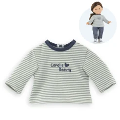 T-Shirt Rayé Manches Longues pour poupée ma Corolle
