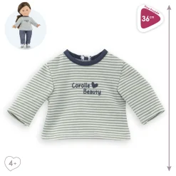 T-Shirt Rayé Manches Longues pour poupée ma Corolle